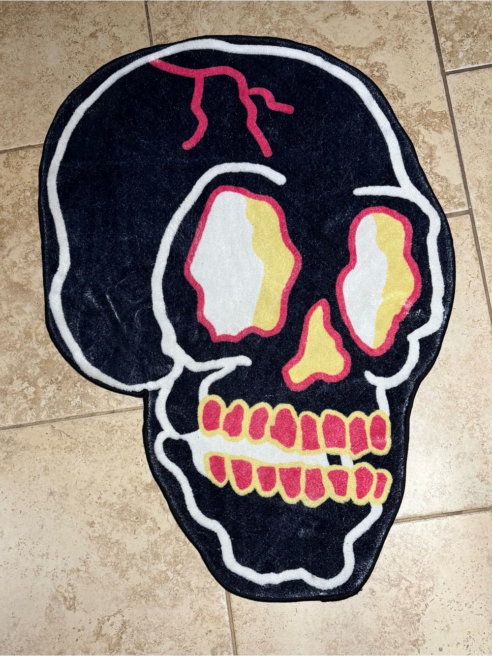 Skull Head Area Rug/Floor Mat - Picture 3 of 4